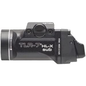 Streamlight 69505 TLR-7 HL-X SUB USB  Black 6000 Series Aluminum 1913 1000 Lumens
