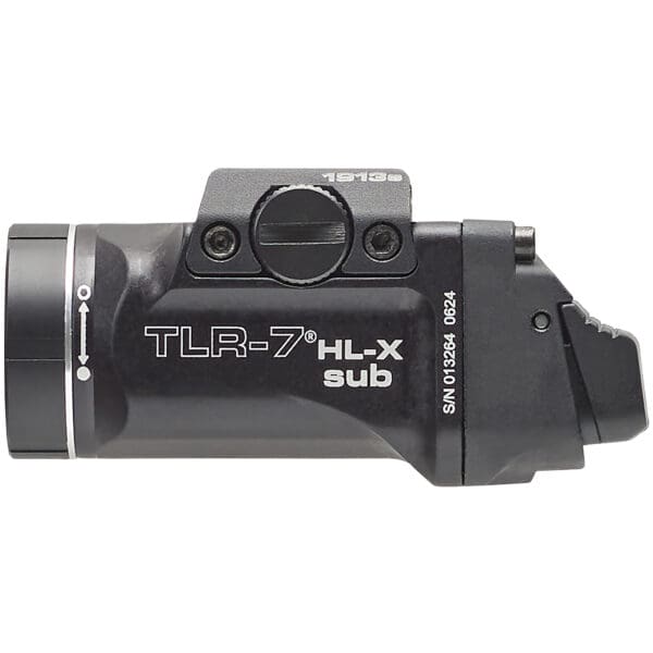 Streamlight 69505 TLR-7 HL-X SUB USB  Black 6000 Series Aluminum 1913 1000 Lumens