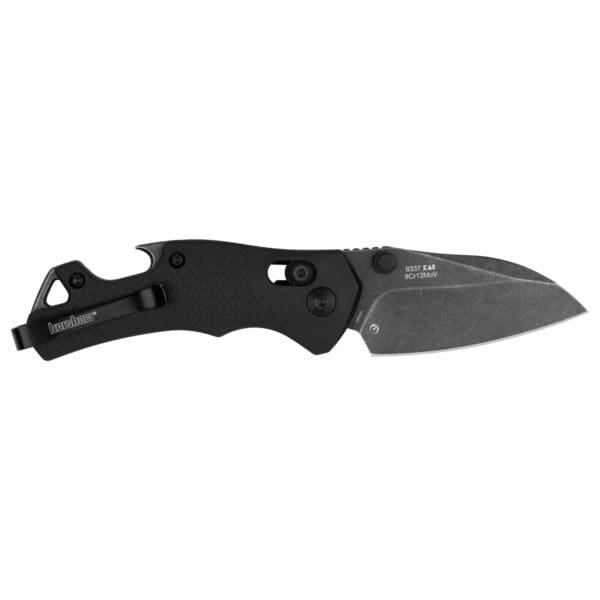 Kershaw 8337 Craze  EDC 2.35" Folding Reverse Tanto Plain Blackwash - Image 2