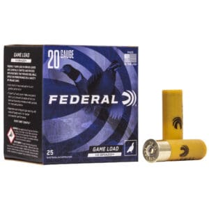 Federal H20475 Game-Shok High Brass 20 Gauge 2.75" 1 oz 7.5 Shot 25 Per Box