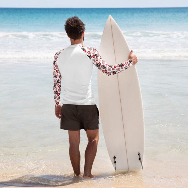 Men's Death Blossom & ZERT Skull Rash Guard - Image 2