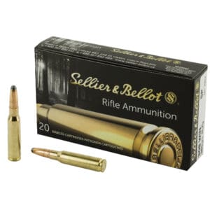 Sellier & Bellot SB308C Rifle  308Win 180gr Soft Point 20 Per Box/25 Case