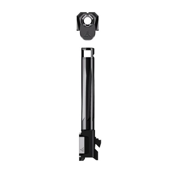 Radian Weapons R0842 Ramjet & Afterburner Combo 9mm Luger Compatible w/Glock 43 Black Stainless Steel