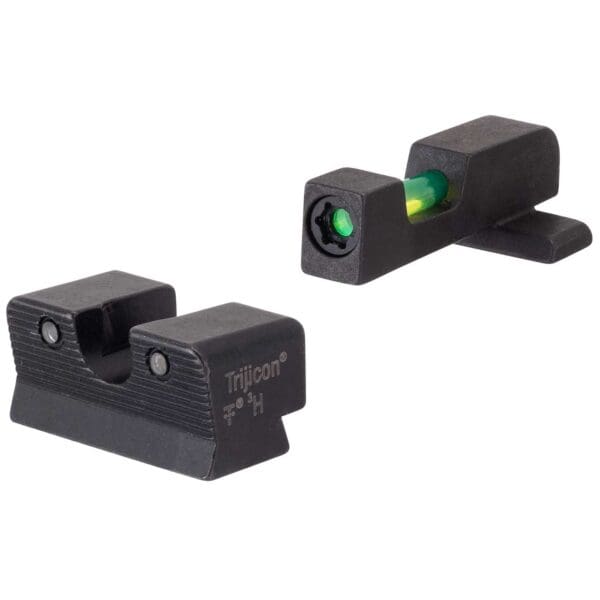 Trijicon 601116 DI Night Sight Set Green/Tritium/Fiber Optic Front Sight-Green Tritium Black Outline Rear Sight