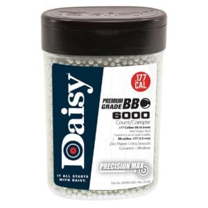 Daisy 980060444 PrecisionMax Premium .177 Zinc-Plated Steel 6000 Per Bottle