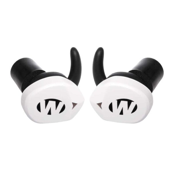 Walker's GWPSLCR2BTWHT Silencer BT 2.0 Electronic Ear Buds Sports South Exclusive White Polymer