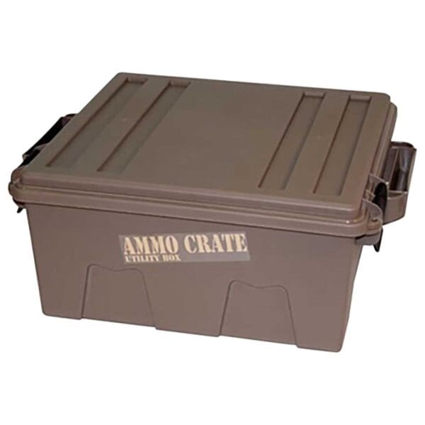MTM Case-Gard ACR872 Ammo Crate Utility Box Dark Earth Polypropylene