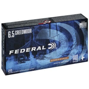 Federal 65CRDB Power-Shok 6.5 Creedmoor 140gr Jacketed Soft Point 20 Per Box