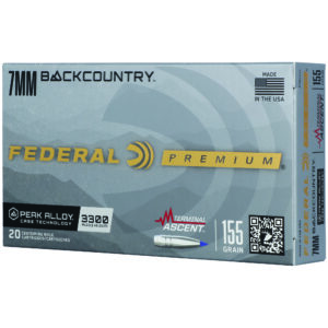 Federal P7BCTA1 7mm BC 155gr BackCountry  20 Per Box