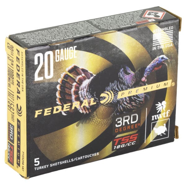 Federal PTDX258567 Premium 3rd Degree 20 Gauge 3" 1 1/2oz 5/6/7 Shot 5 Per Box - Image 2
