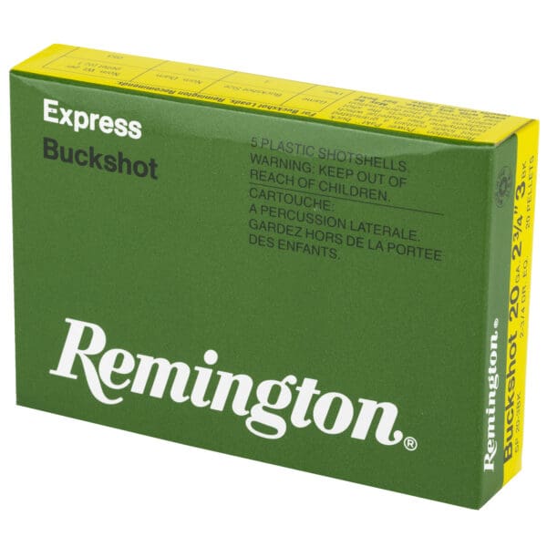 Remington Ammunition 20630 Express 20 Gauge 2.75" 3 Buck Shot 5 Per Box - Image 3
