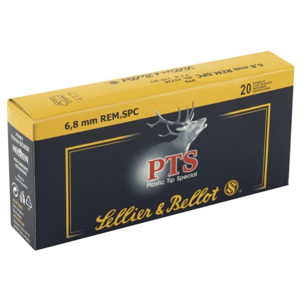 Sellier & Bellot SB68B 6.8mm Rem SPC 110gr Plastic Tip Special 20 Per Box - Image 2