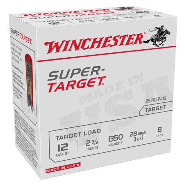 Winchester TRGT13508 Super-Target Light Target 12 Gauge 2.75" 1 oz 8 Shot 25 Per Box