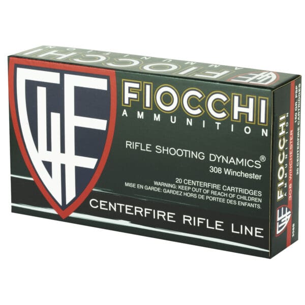 Fiocchi 308B Field Dynamics  308Win 150gr Pointed Soft Point 20 Per Box/10 Case - Image 3