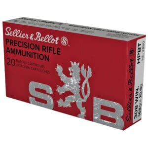 Sellier & Bellot SB308G .308 Win 168gr Hollow Point Boat Tail 20 Per Box