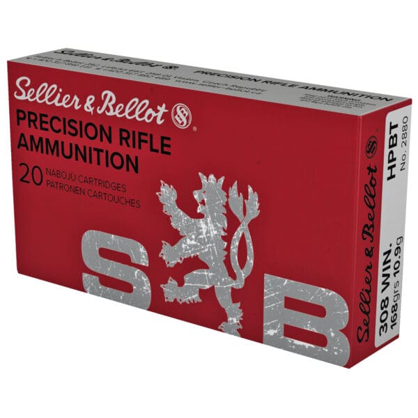 Sellier & Bellot SB308G .308 Win 168gr Hollow Point Boat Tail 20 Per Box