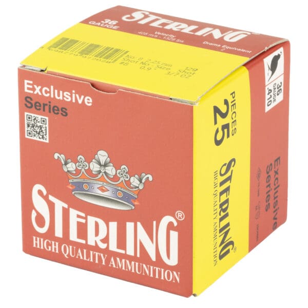 Sterling Exclusive .410 Gauge 2.5 #8 3/7 oz 25 Per Box - Image 3