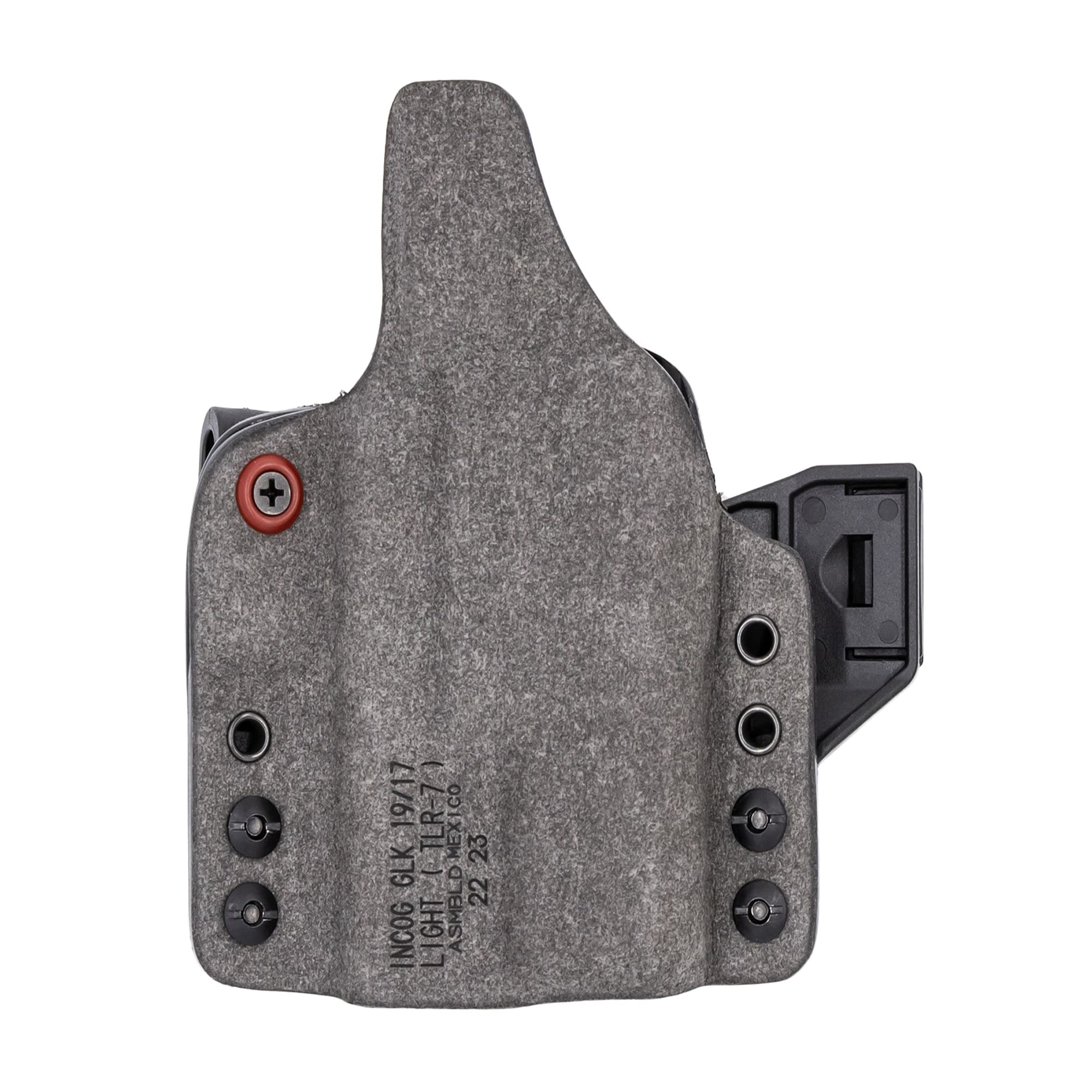 Safariland INCOG0895A0CX261 IncogX IWB Black/Gray Boltaron Belt Clip Fits Glock 43X/48 Right Hand - Image 2
