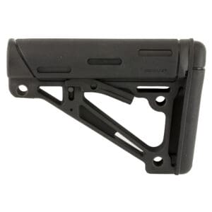 Hogue 15040 OverMolded Collapsible Buttstock Synthetic Material for Mil-Spec AR-15 M16