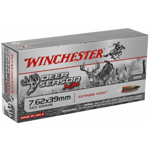 Winchester X76239DS Deer Season XP 7.62x39mm 123gr Extreme Point 20 Per Box - Image 2